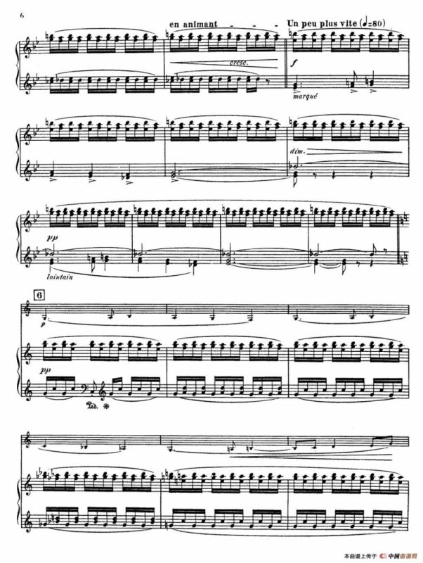 Choral vari Op.55（萨克斯+钢琴伴奏）