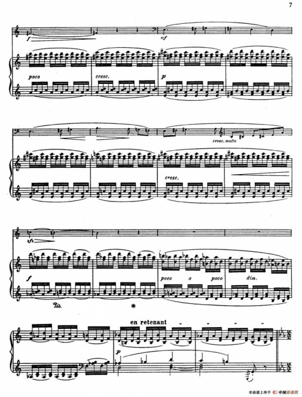 Choral vari Op.55（萨克斯+钢琴伴奏）