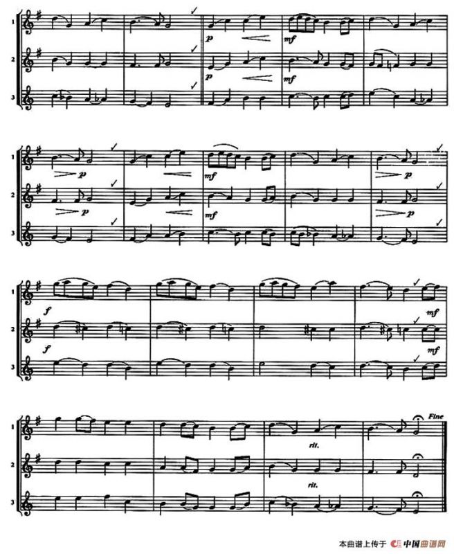 Coumtry Garden（三重奏）