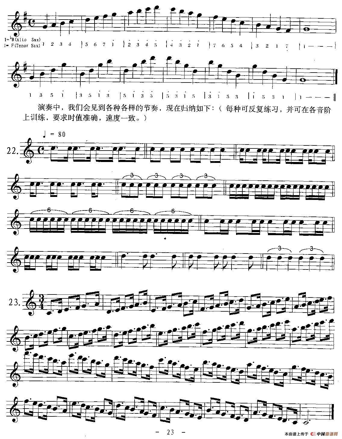 G大调基本练习曲