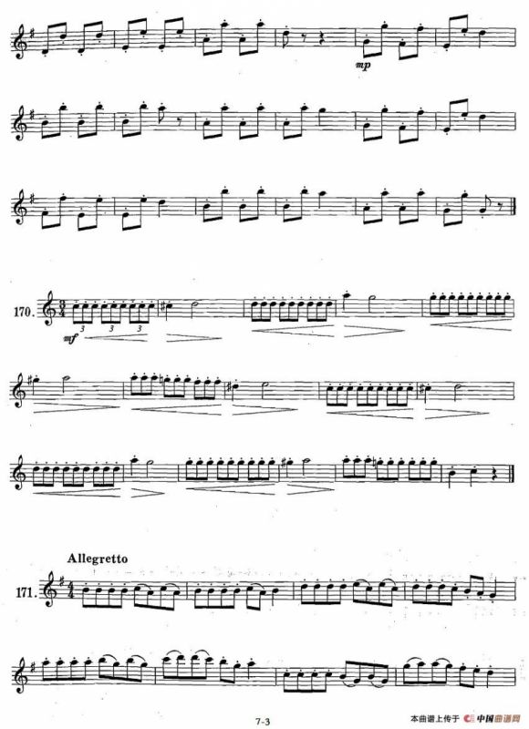 萨克斯练习曲合集（1—28）断音练习