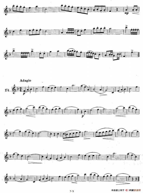 萨克斯练习曲合集（1—28）断音练习