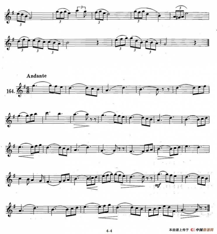 萨克斯练习曲合集（1—27）三连音练习