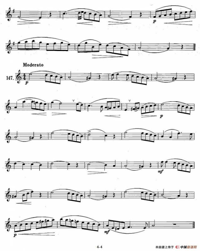 萨克斯练习曲合集（1—24）切分音练习