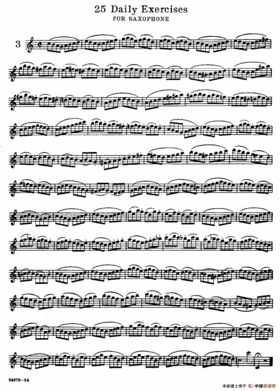 klose - 25首萨克斯练习曲（3）