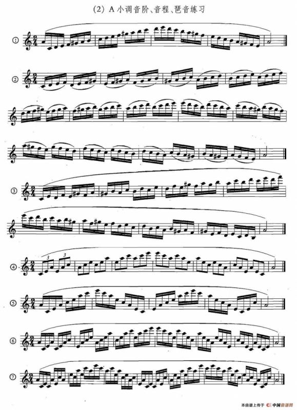 萨克斯练习曲合集（5—33）日常基础练习