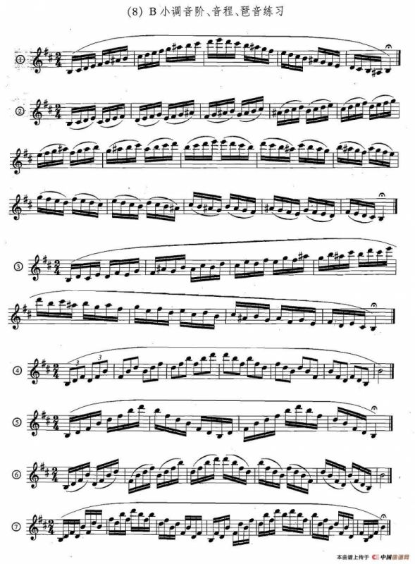 萨克斯练习曲合集（5—33）日常基础练习