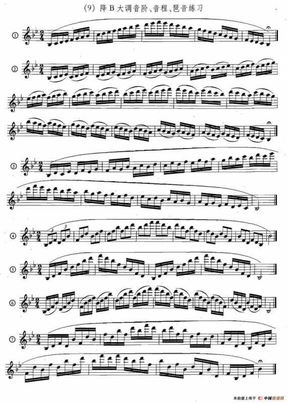 萨克斯练习曲合集（5—33）日常基础练习