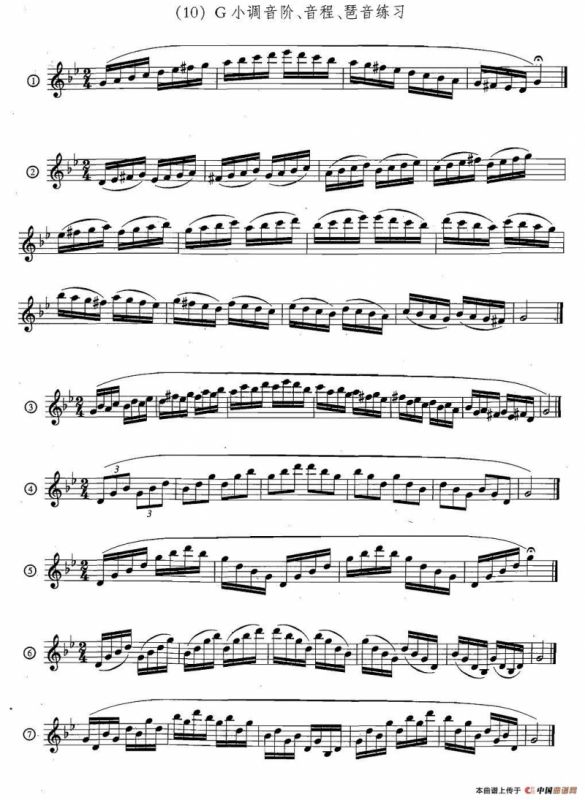 萨克斯练习曲合集（5—33）日常基础练习