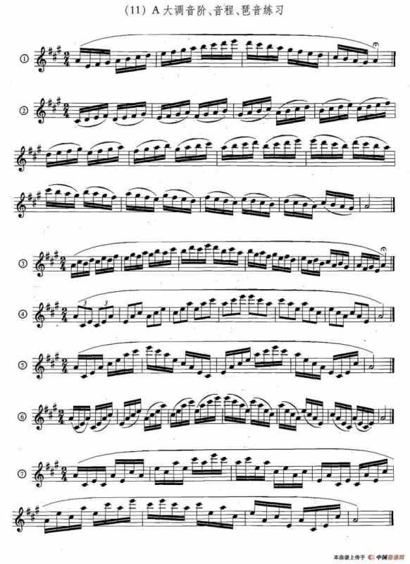 萨克斯练习曲合集（5—33）日常基础练习