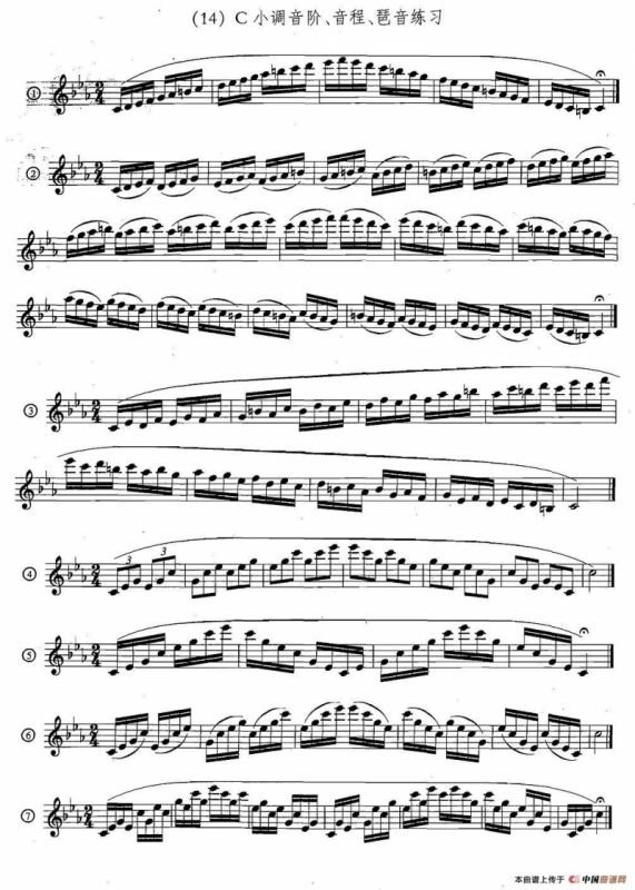 萨克斯练习曲合集（5—33）日常基础练习