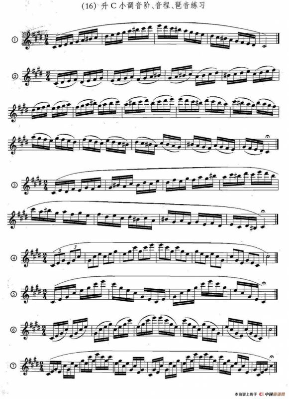 萨克斯练习曲合集（5—33）日常基础练习