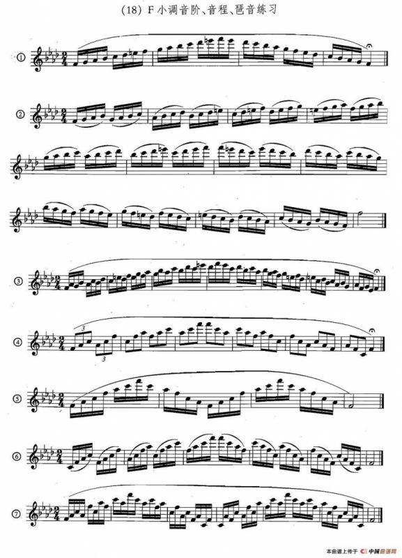 萨克斯练习曲合集（5—33）日常基础练习