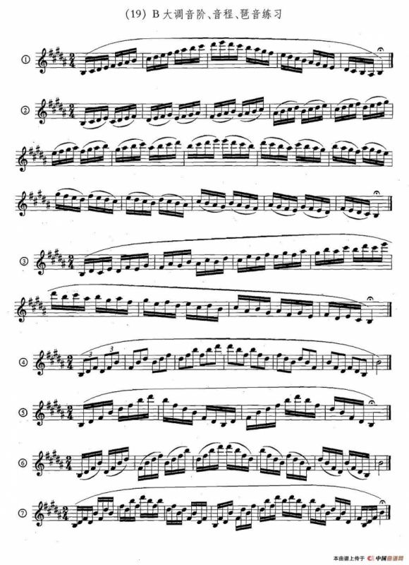 萨克斯练习曲合集（5—33）日常基础练习