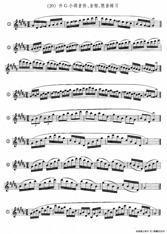 萨克斯练习曲合集（5—33）日常基础练习