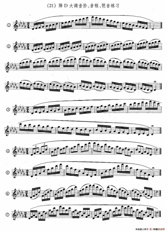 萨克斯练习曲合集（5—33）日常基础练习