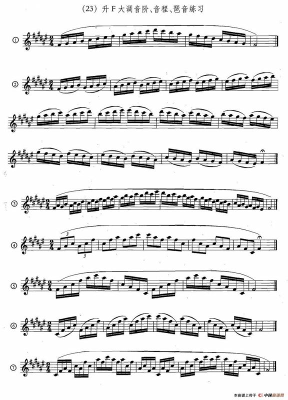 萨克斯练习曲合集（5—33）日常基础练习