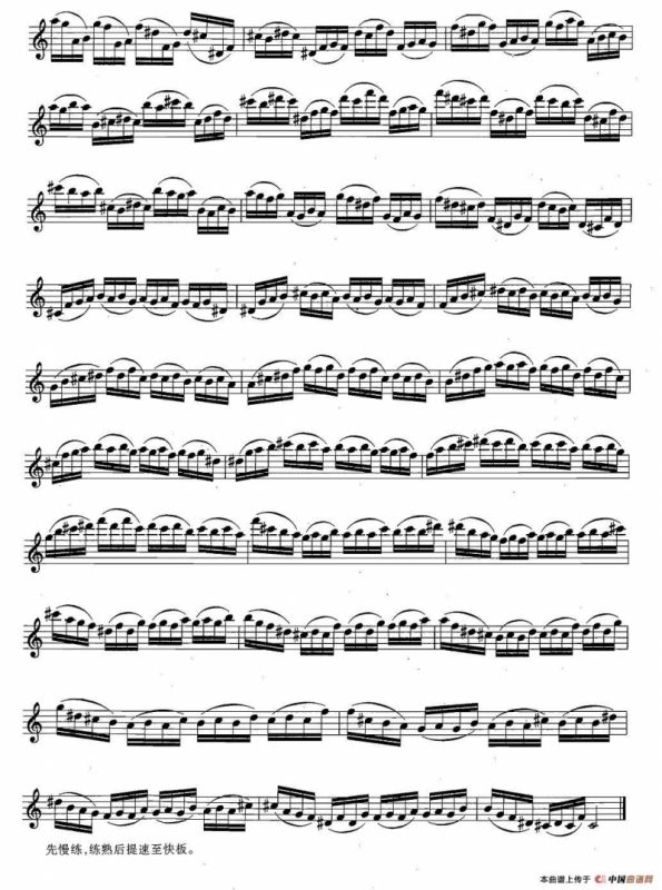 萨克斯练习曲合集（5—25）技巧练习