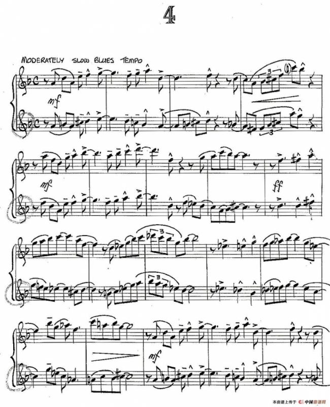 Jazz Conception For Saxophone Duets - 4（二重奏）