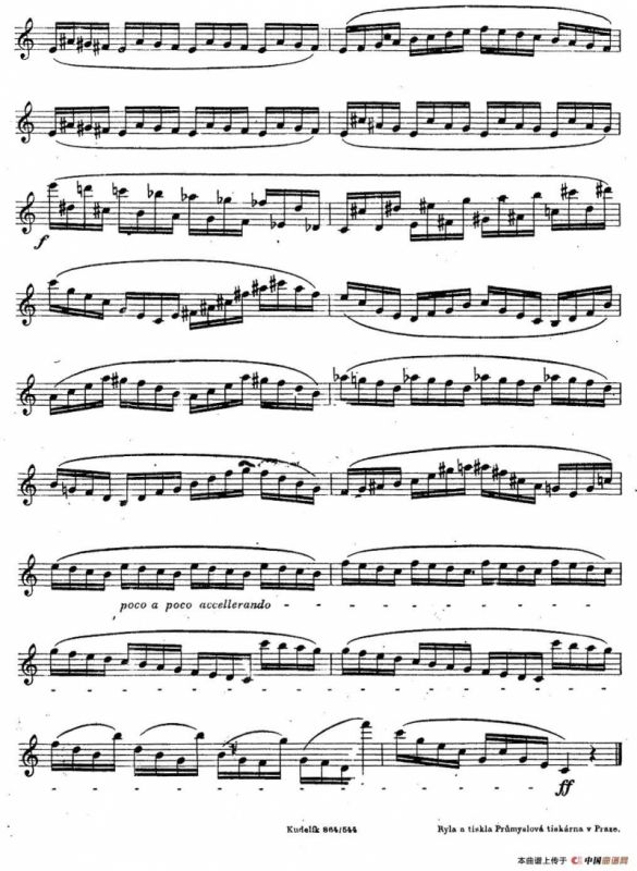 奇特克-萨克斯练习曲之18（ETUDY PRO SAXOPHON - FR ZITRK.op.3）