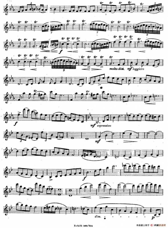 奇特克-萨克斯练习曲之17（ETUDY PRO SAXOPHON - FR ZITRK.op.3）