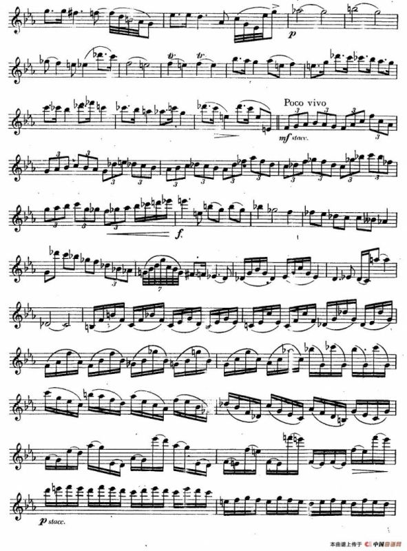 奇特克-萨克斯练习曲之16（ETUDY PRO SAXOPHON - FR ZITRK.op.3）