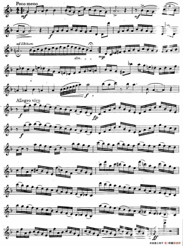 奇特克-萨克斯练习曲之11（ETUDY PRO SAXOPHON - FR ZITRK.op.3）