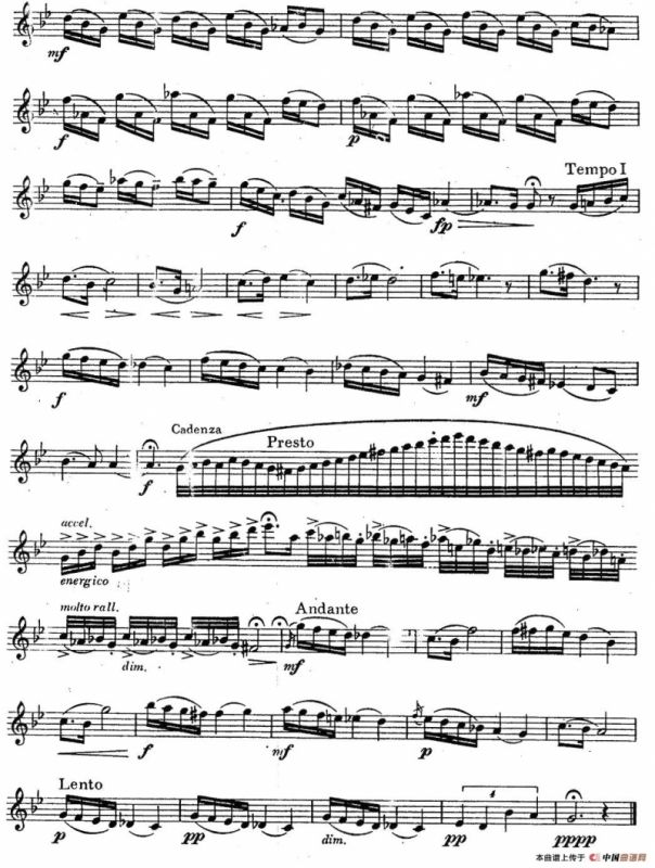 奇特克-萨克斯练习曲之七（ETUDY PRO SAXOPHON - FR ZITRK.op.3）