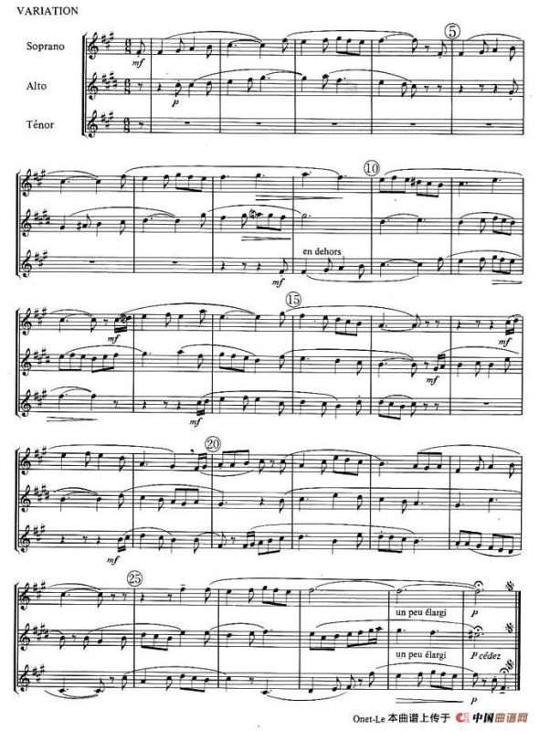 noels （萨克斯合奏）