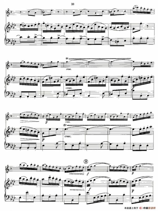 巴赫 - 西西里舞曲与快板（萨克斯+钢琴）