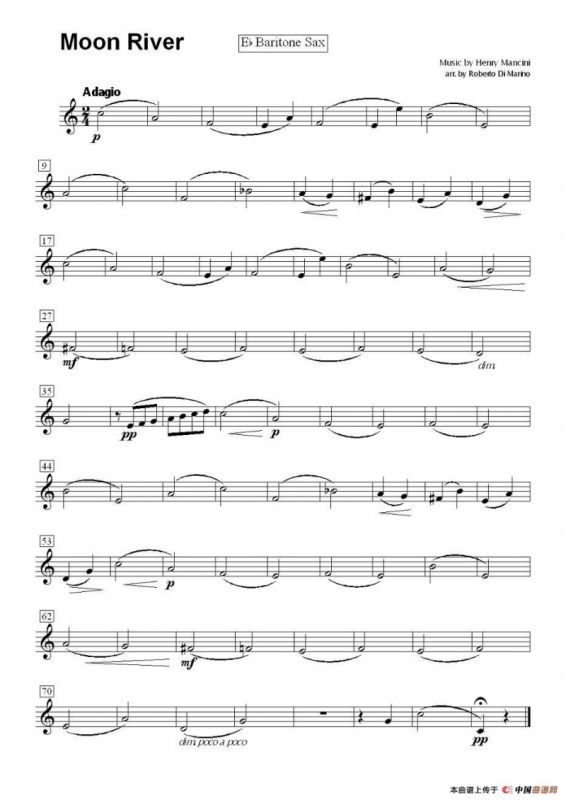 Moon River（月亮河）（四重奏）