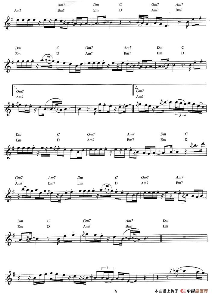 Dave Koz - All I see is you（原版次中萨克斯谱）