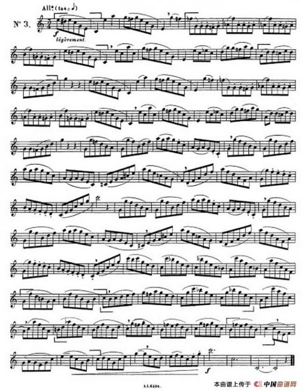 克劳斯古典萨克斯练习曲1-10