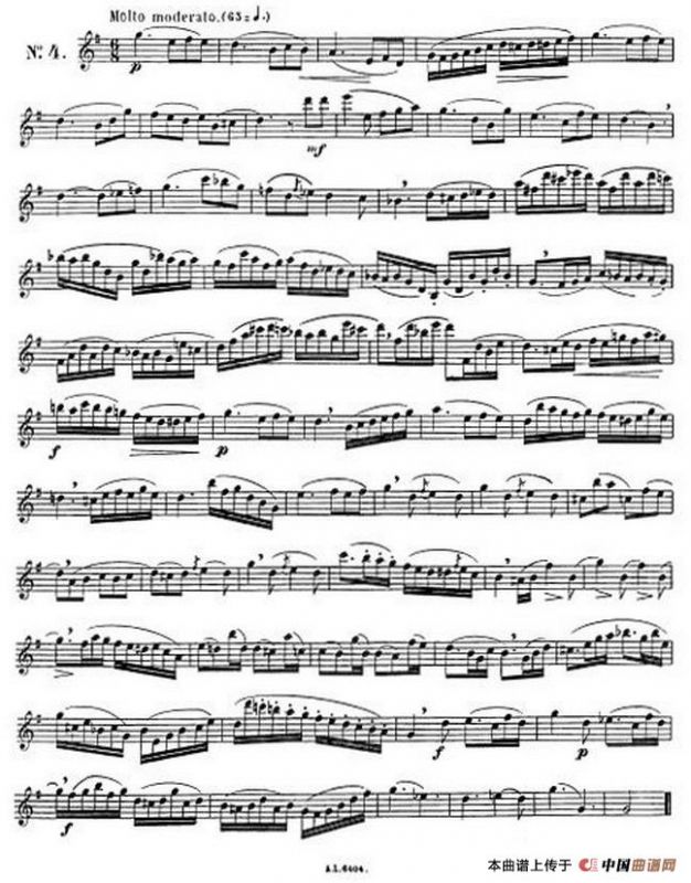 克劳斯古典萨克斯练习曲1-10