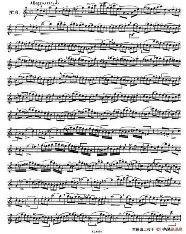 克劳斯古典萨克斯练习曲1-10