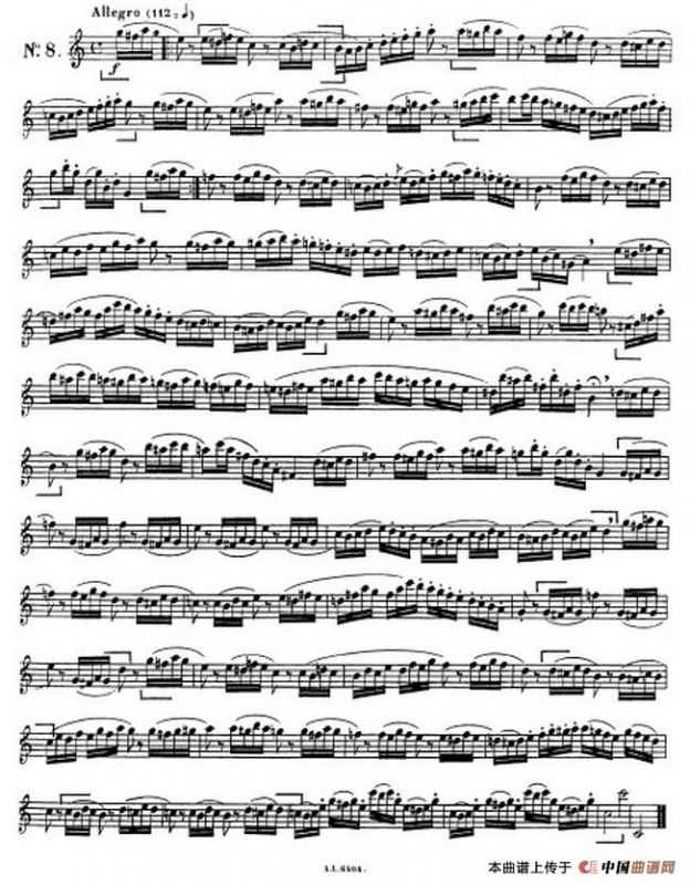 克劳斯古典萨克斯练习曲1-10