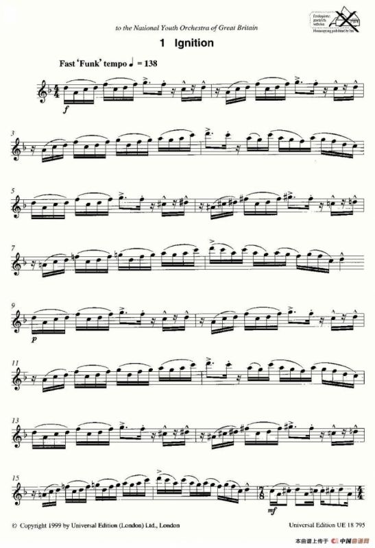 lgnition（12首现代风格练习曲之1）