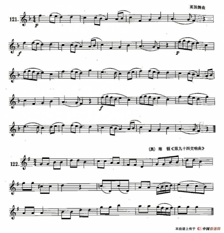 练习曲合集：21、低音C音的练习