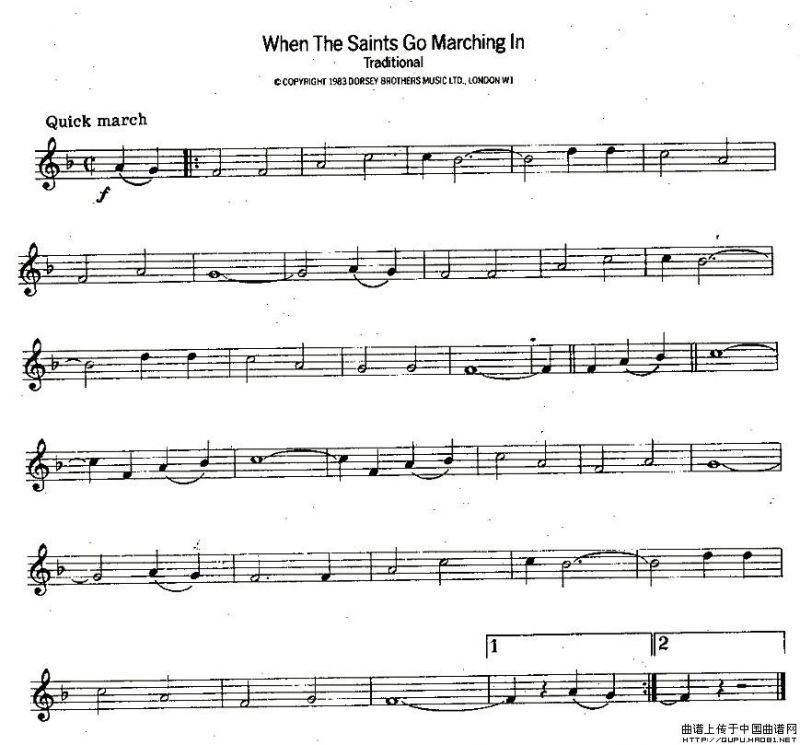 When The Saints Go Marching In