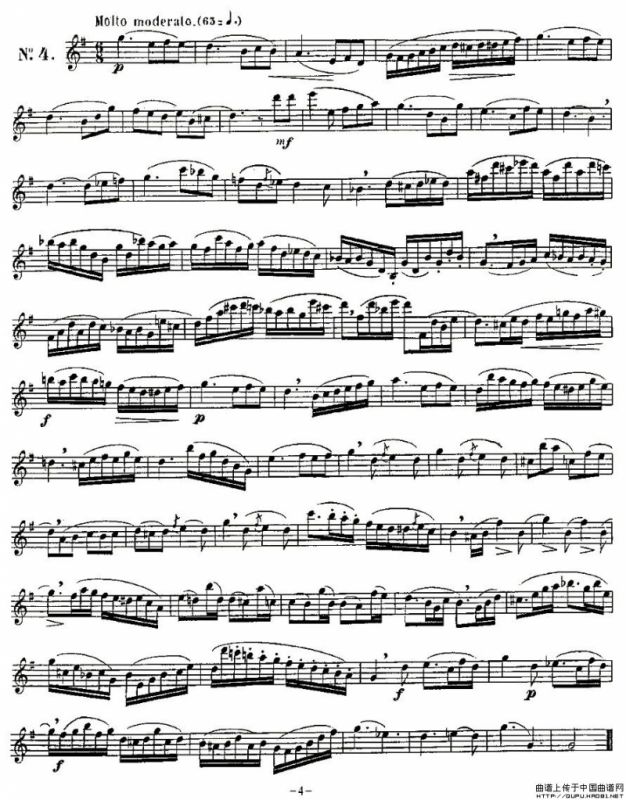 Klose Etudes Chantantes Pour Saxophone（KLOSE的15首练习曲集）