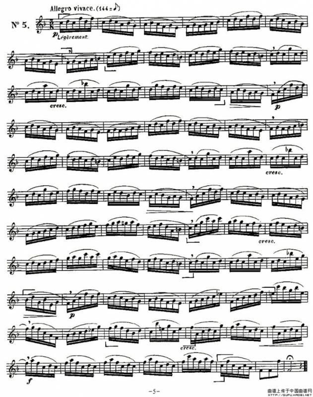 Klose Etudes Chantantes Pour Saxophone（KLOSE的15首练习曲集）