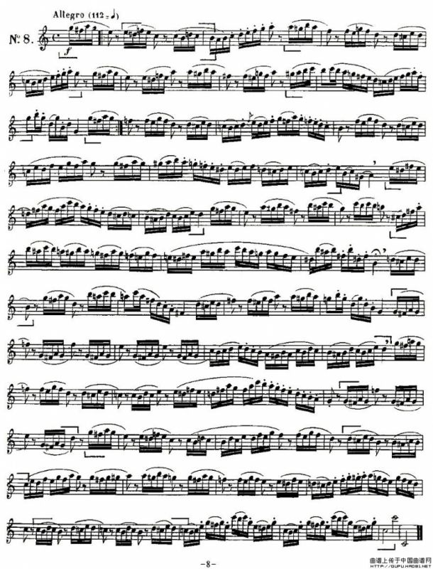 Klose Etudes Chantantes Pour Saxophone（KLOSE的15首练习曲集）