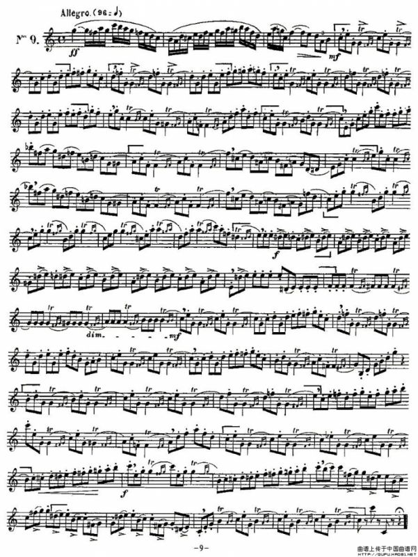 Klose Etudes Chantantes Pour Saxophone（KLOSE的15首练习曲集）