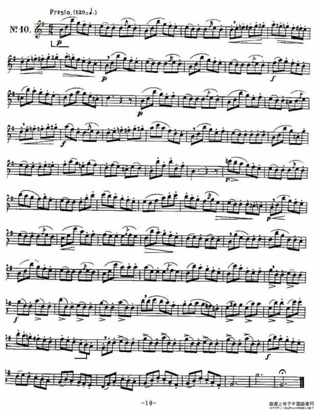 Klose Etudes Chantantes Pour Saxophone（KLOSE的15首练习曲集）