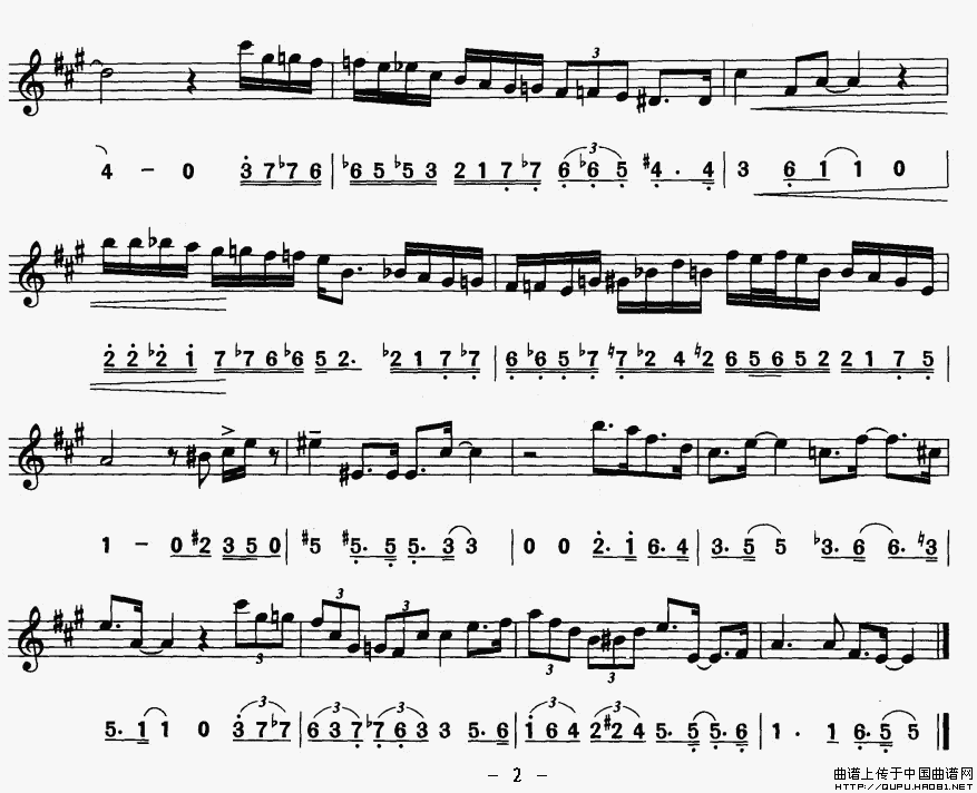 日照街边（线简谱对照版）