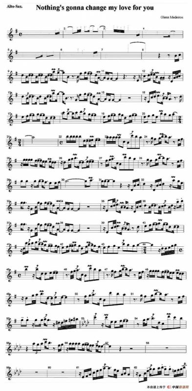 Nothing gonna chsbge my love for you - Alto（此情不移）