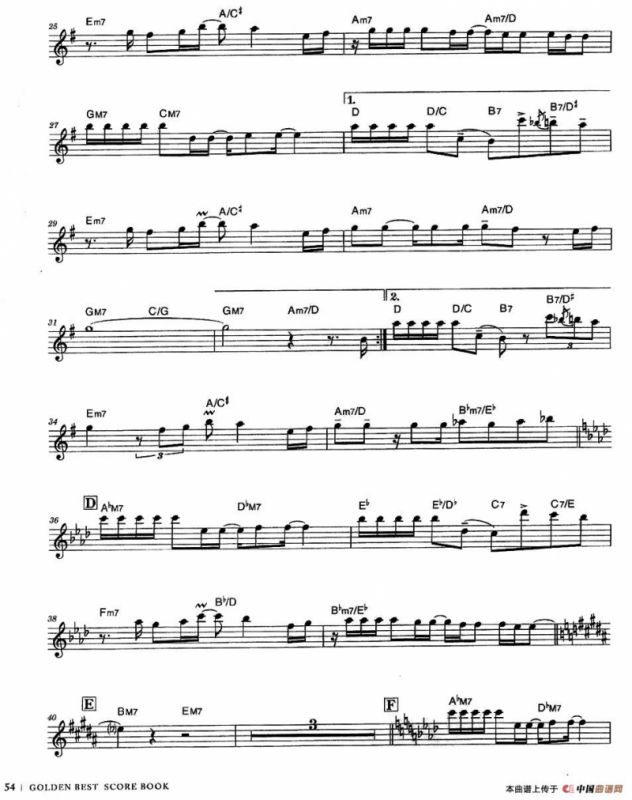 Nothing gonna chsbge my love for you - Alto（此情不移）