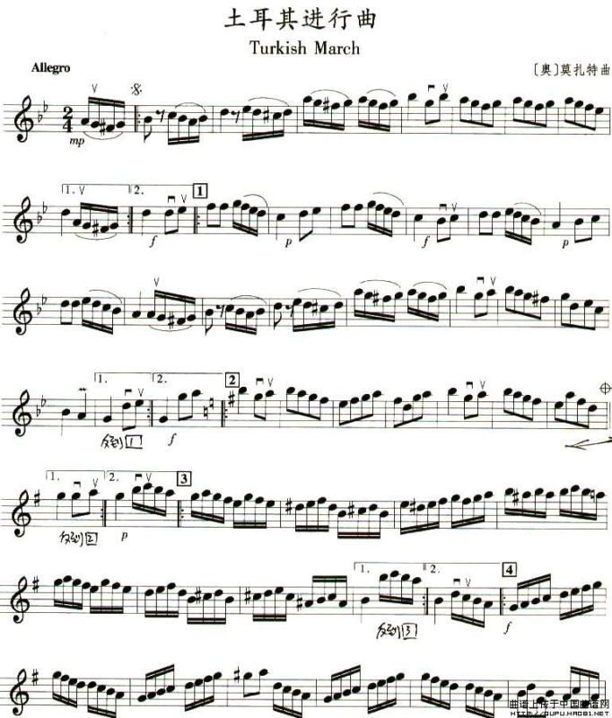 土耳其进行曲（莫扎特作曲版）
