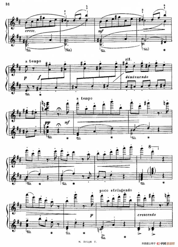 The Red Poppy Op.70（芭蕾舞剧《红罂粟》钢琴独奏版·9）