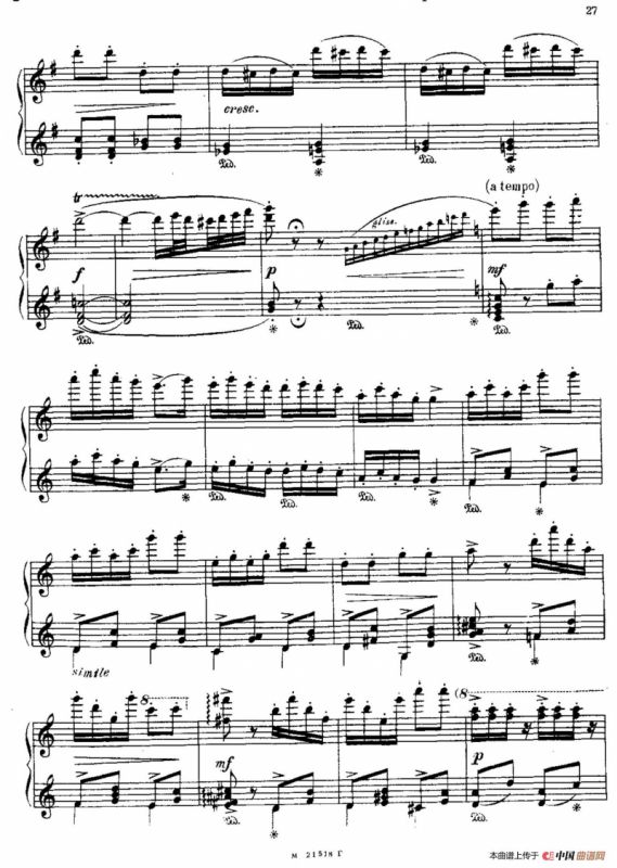 The Red Poppy Op.70（芭蕾舞剧《红罂粟》钢琴独奏版·7）